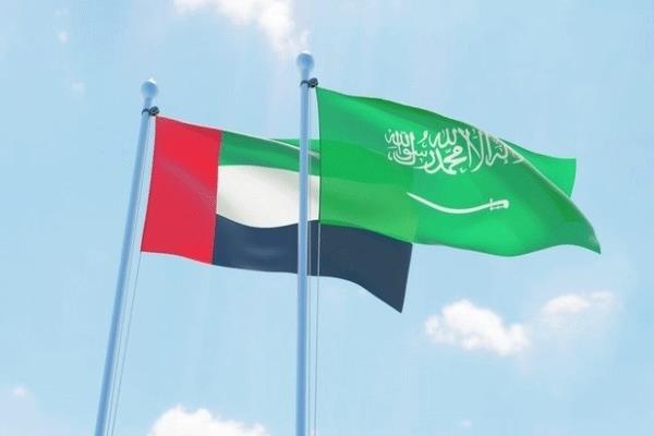 علم الإمارات والسعودية