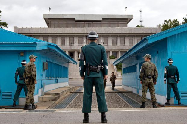 الحدود بين كوريا الشمالية والجنوبية