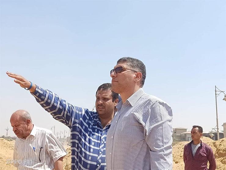 رئيس القاهرة الجديدة يتابع أعمال تطوير المرافق