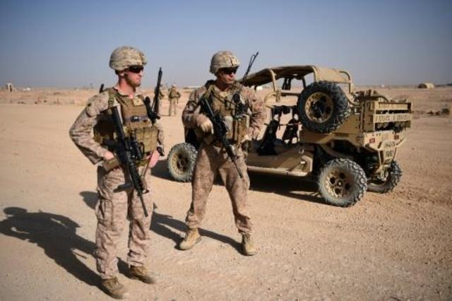جنود أميركيون في ولاية هلمند الأفغانية في 17 آباغس