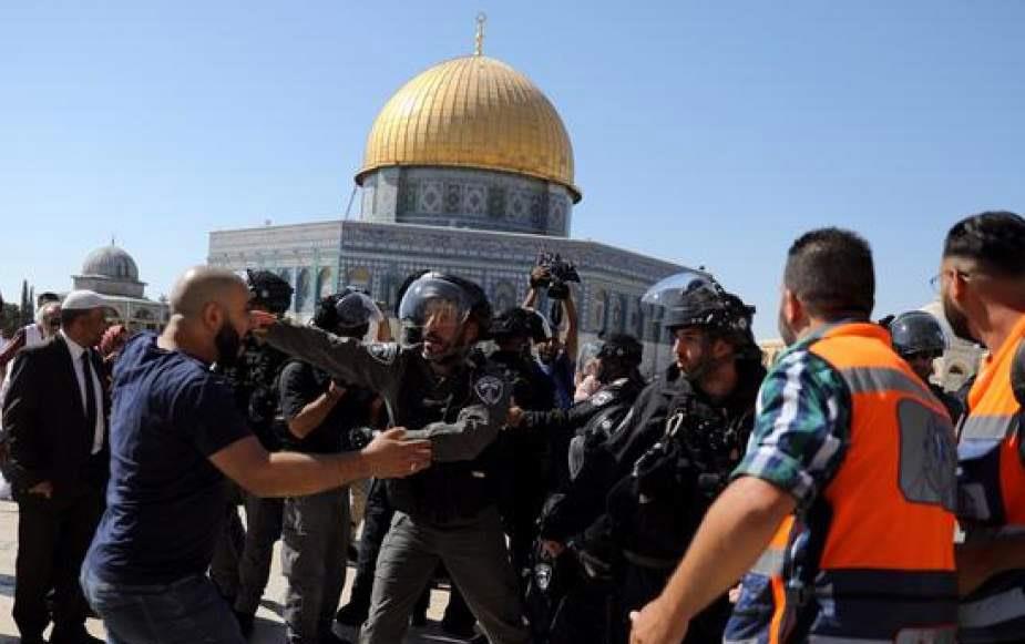 قوات الاحتلال الإسرائيلي في المسجد الأقصى