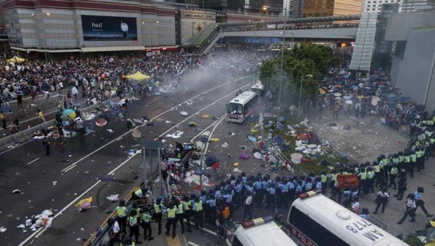 المتظاهرون في هونج كونج