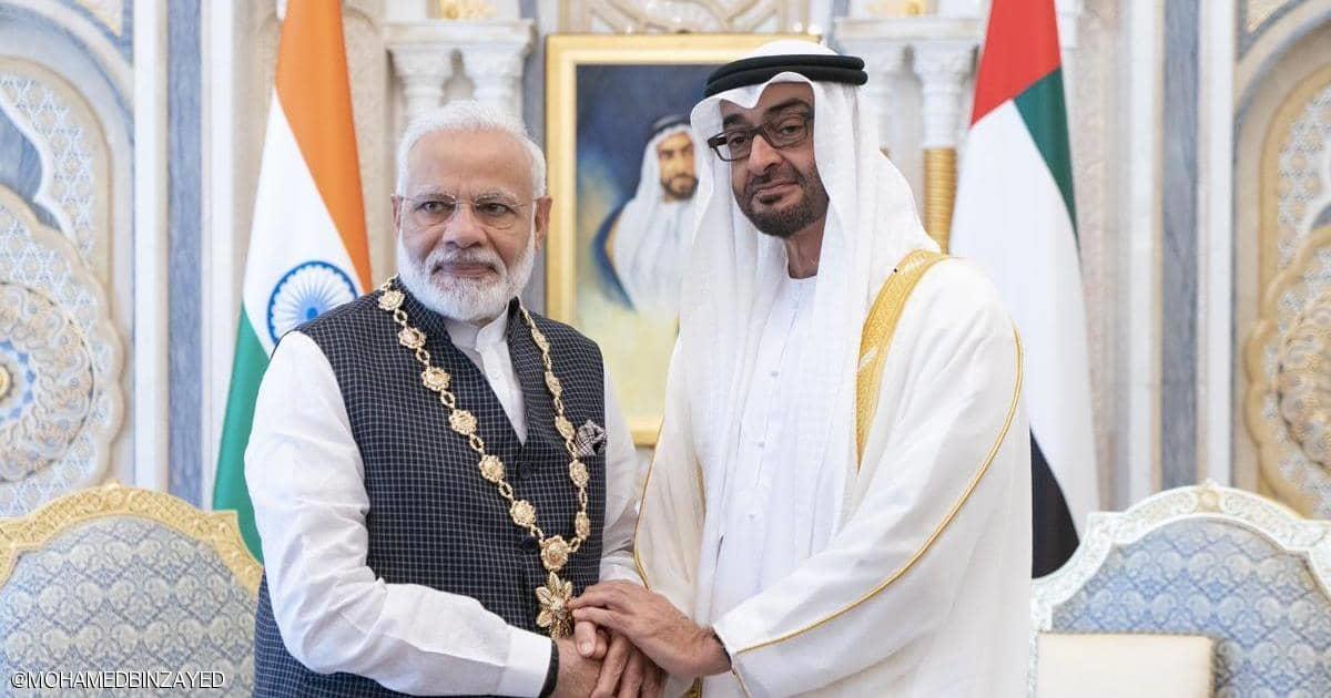 رئيس وزراء الهند وولي عهد أبوظبي