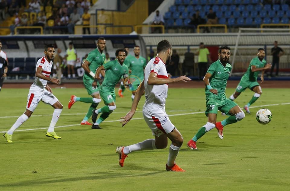 جانب من مباراة الزمالك والاتحاد