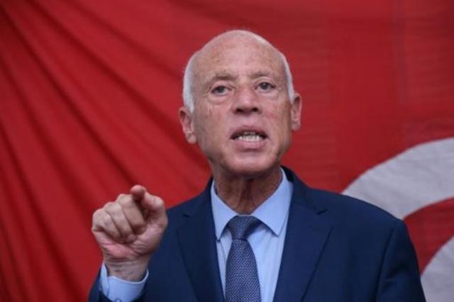 المرشح للانتخابات الرئاسية التونسية قيس سعيد
