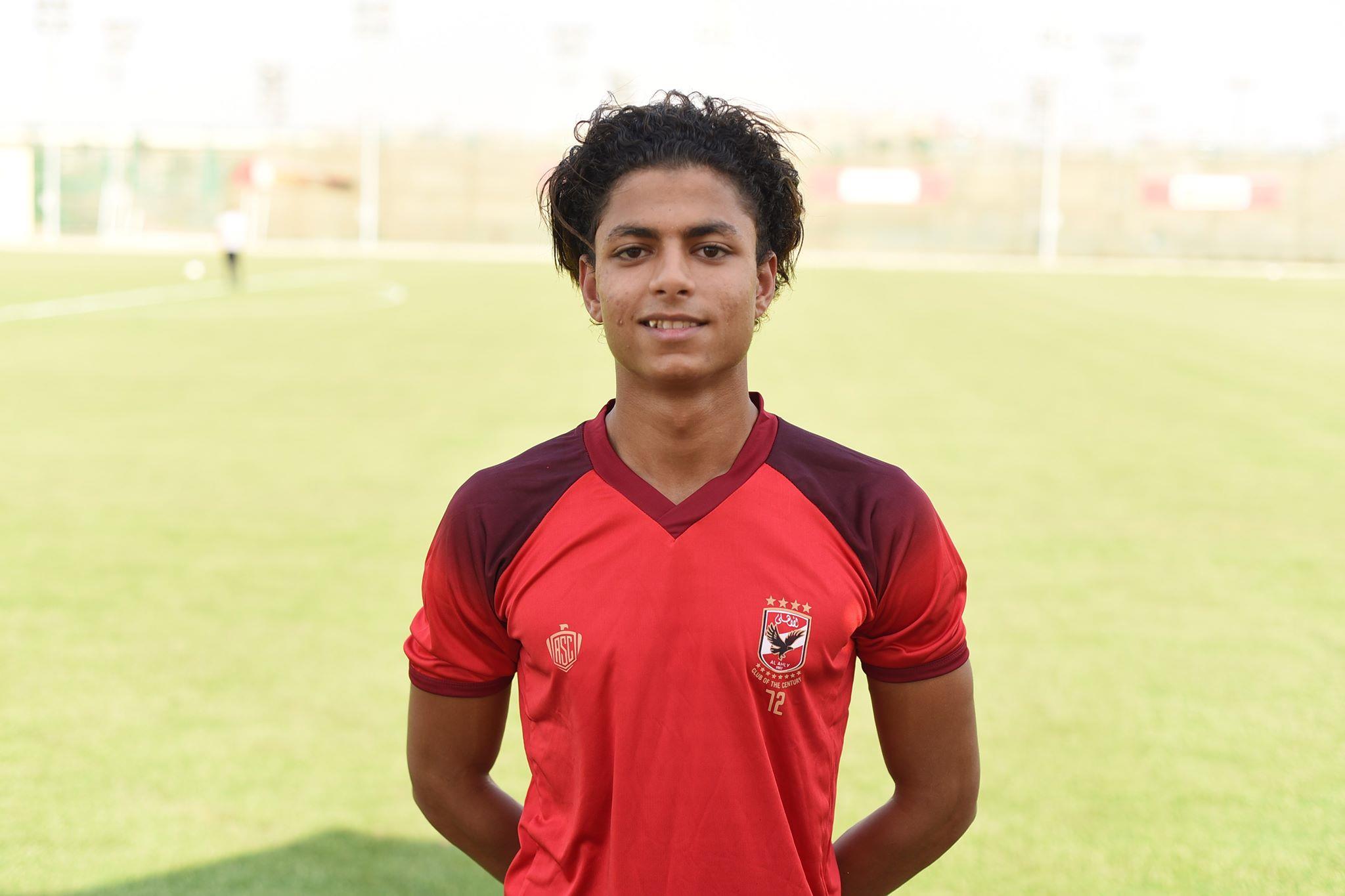 صالح نصر لاعب فريق شباب الأهلي 
