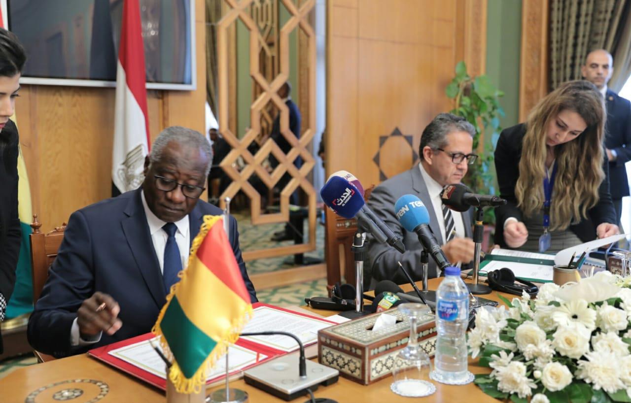توقيع بروتوكول تعاون بين مصر وغينيا 