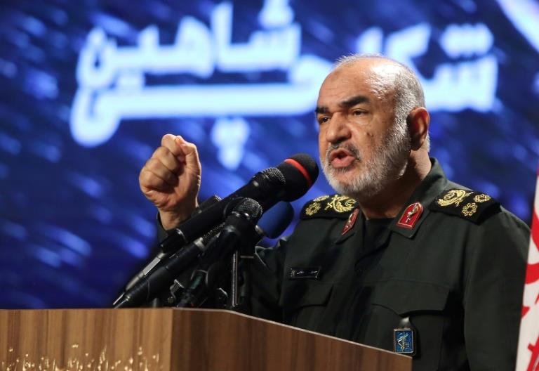 قائد الحرس الثوري الإيراني اللواء حسين سلامي يتحدث