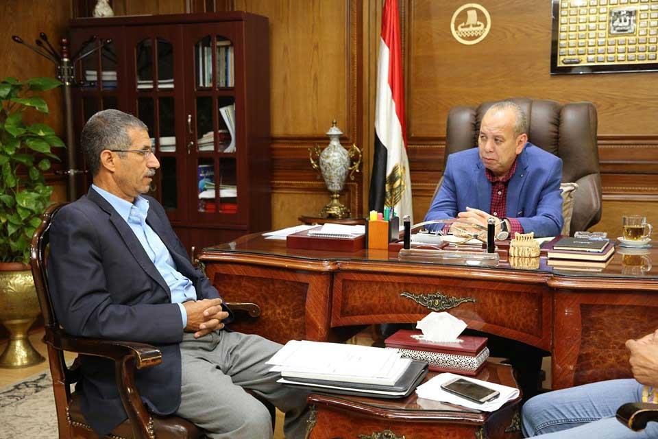 محافظ كفر الشيخ مع وكيل وزارة الزراعة