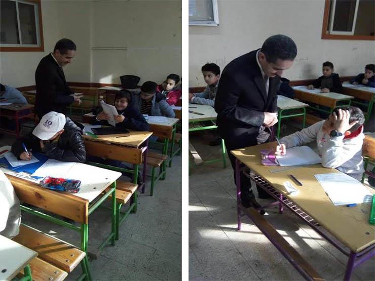 محافظ الغربية يتابع امتحانات النقل في مدارس طنطا