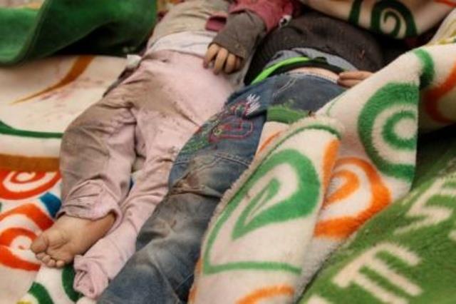 جثتا طفلتين داخل مستشفى في شمال غرب سوريا