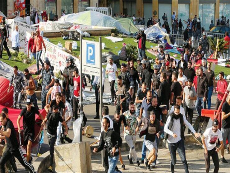 المتظاهرين اللبنانيين