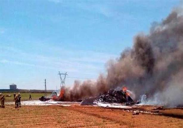 سقوط طائرة تدريب عسكرية جزائرية