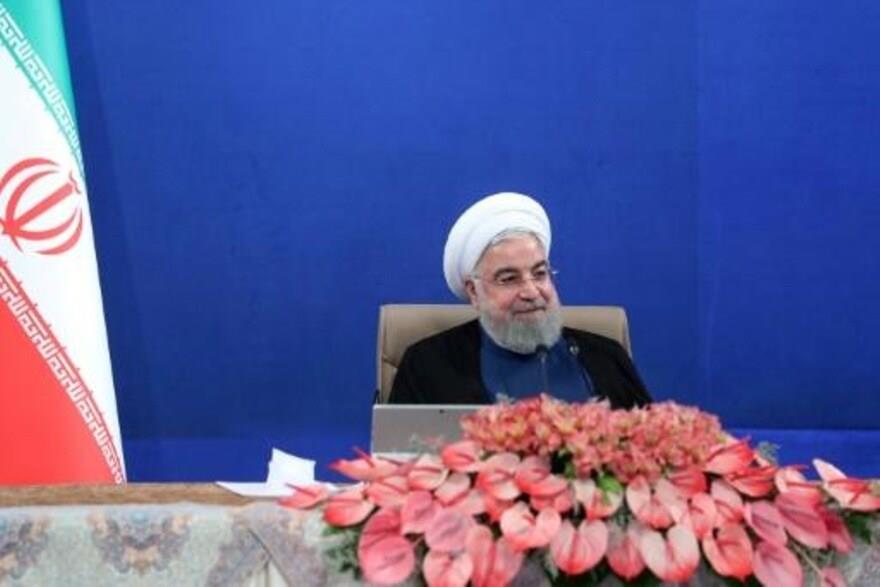  صورة نشرها مكتب الرئاسة الايرانية للرئيس حسن روحا