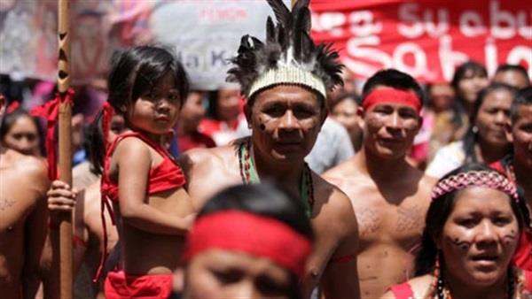آلاف من السكان الأصليين بكولومبيا