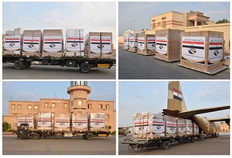مصر ترسل مساعدات عاجلة لجمهورية العراق