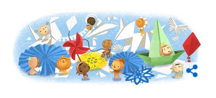 جوجل يحتفل بيوم الطفل العالمي