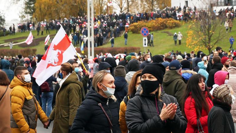 تظاهرات جديدة في بيلاروسيا
