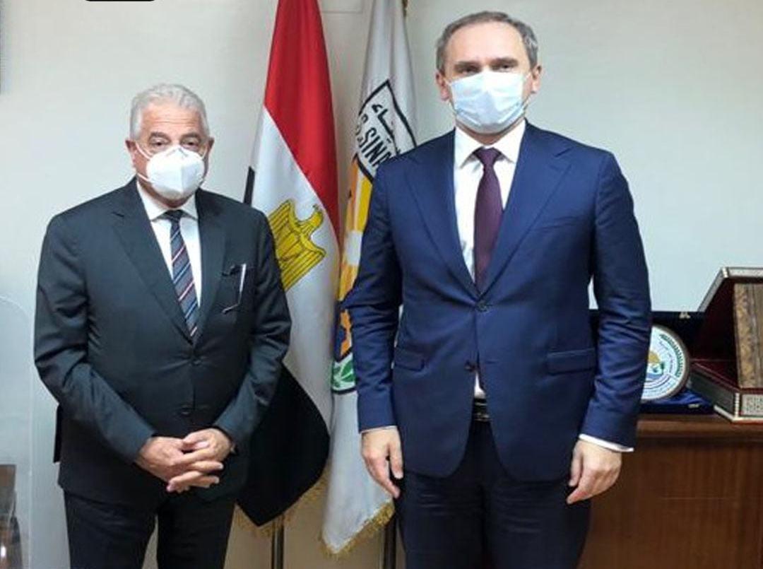 لقاء المحتفظ وسفير دولة بيلاروسيا  (1)