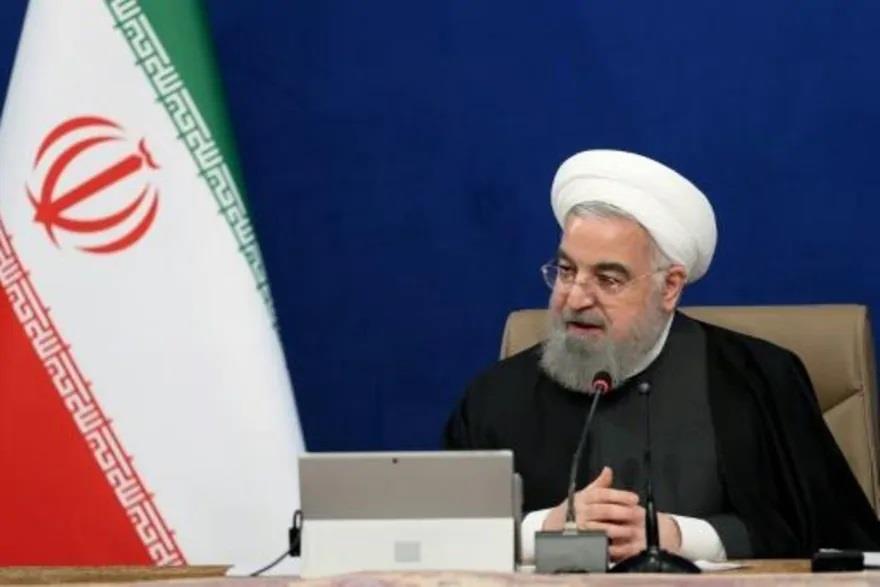  الرئيس الإيراني حسن روحاني يتحدث خلال الاجتماع ال