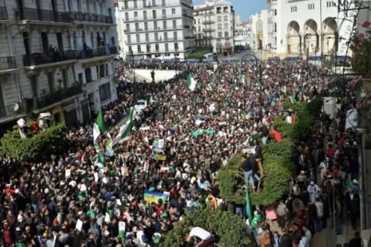 تظاهرة 21 شباط/فبراير 2020 في وسط العاصمة الجزائري