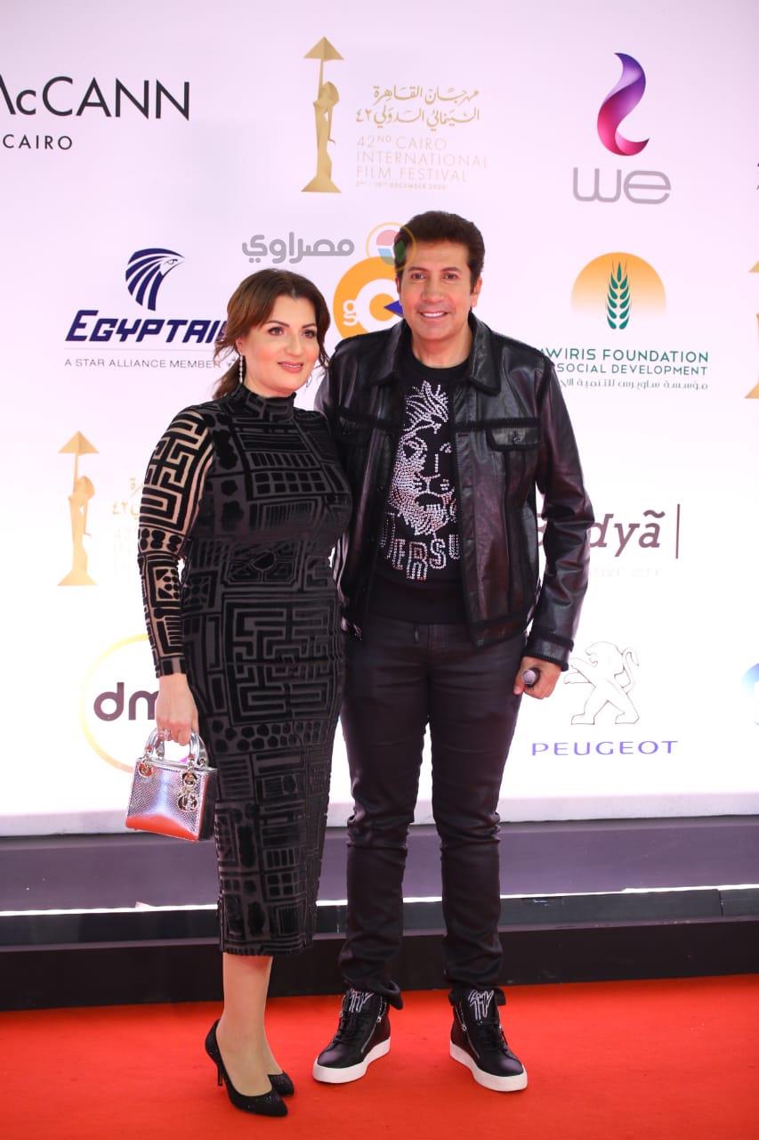 هاني رمزي وزوجته