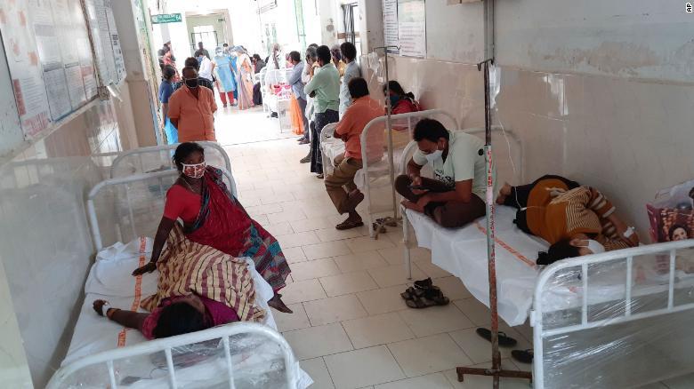 المرضى في مستشفيات بالهند