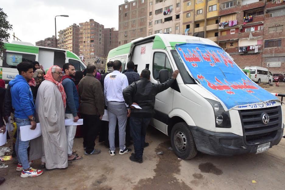 القافلة الطبية بعزبة الهجانة