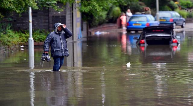 الفيضانات في بريطانيا