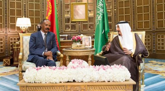 الملك سلمان ورئيس اريتريا