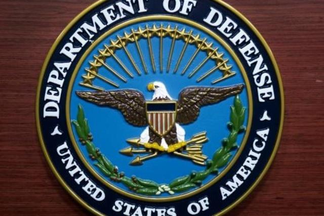شعار وزارة الدفاع الأميركية في مقر البنتاغون