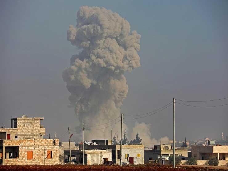 قصف جوي روسي بإدلب
