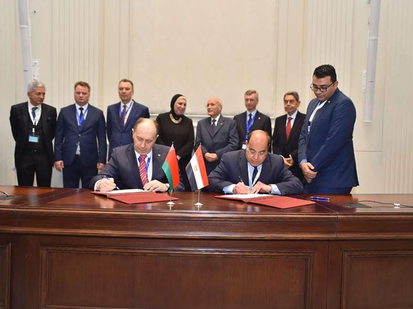 توقيع 12 اتفاقية ومذكرة تفاهم بين مصر وبيلاروسيا