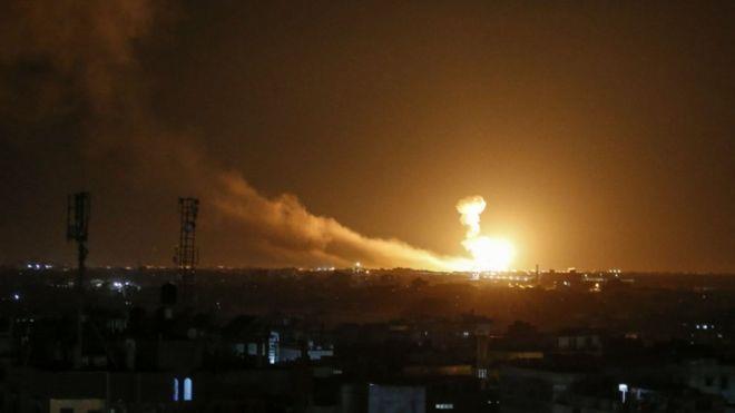 إسرائيل تشن غارات على قطاع غزة 