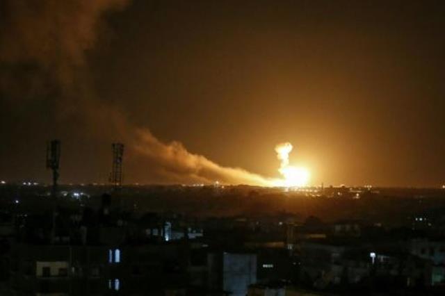 قصف إسرائيلي على رفح في جنوب قطاع غزة