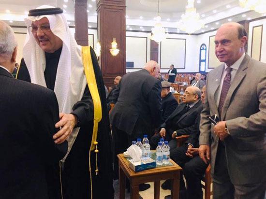 صورة 2 لمشاركة سفير خادم الحرمين الشريفين لدى مصر في مراسم الجنازة العسكرية