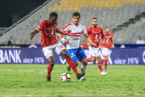 جانب من مباراة الأهلي والزمالك بالسوبر