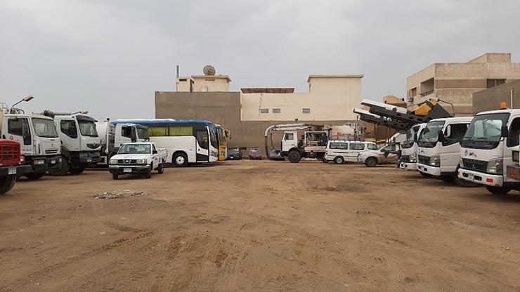 اصطفاف المعدات 