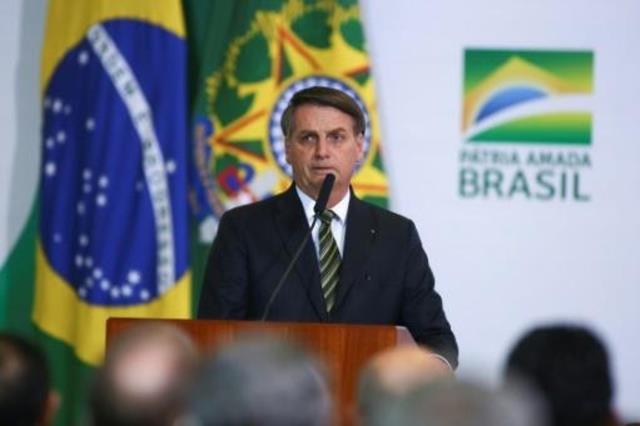 الرئيس البرازيلي جاير بولسونارو في برازيليا