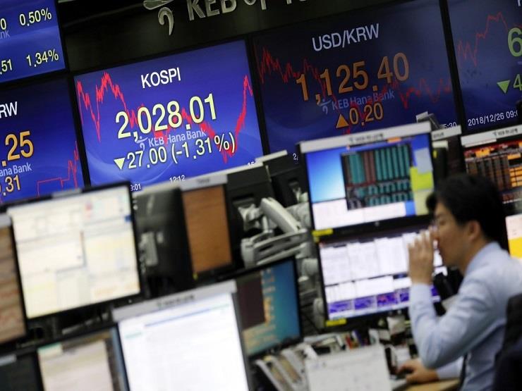 انهيار السوق المالية الكورية