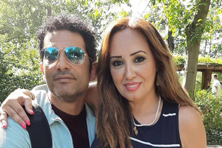 عمرو سعد وزوجته شيماء فوزي