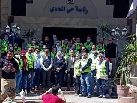 نائبة محافظ القاهرة تتابع حالة النظافة بحي المعادي