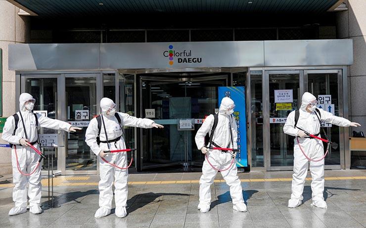 كوريا الجنوبية تسجل 248 اصابة جديدة بفيروس كورونا
