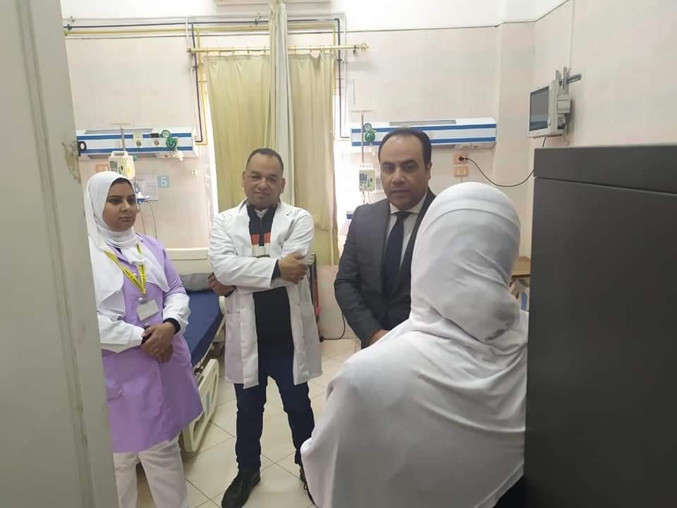 مدير صحة بورسعيد يتفقد أقسام العزل بمستشفى الحميات