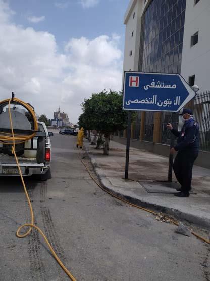 تطهير مستشفى الزيتون التخصصي