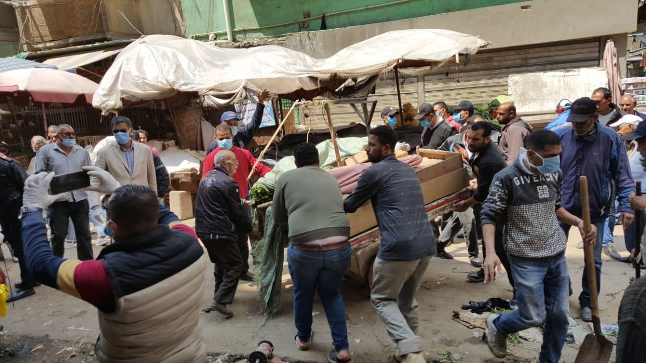 حملة مكبرة لإزالة سوق _ستوتة_ في بورسعيد