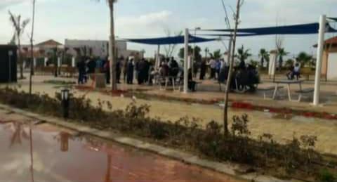 تجمع بحديقة المنتزة في بورسعيد