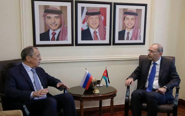 وزيرا خارجية الأردن وروسيا