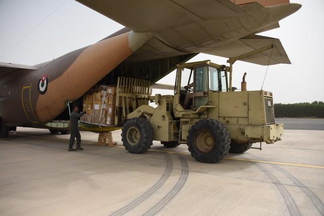 وصول طائرة عسكرية أردنية محملة بمعدات طبية