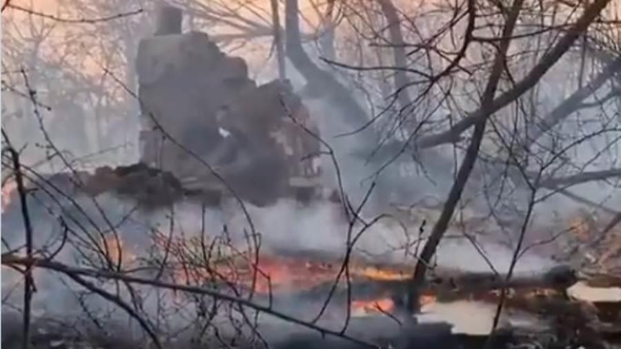 حريق أوكرانيا
